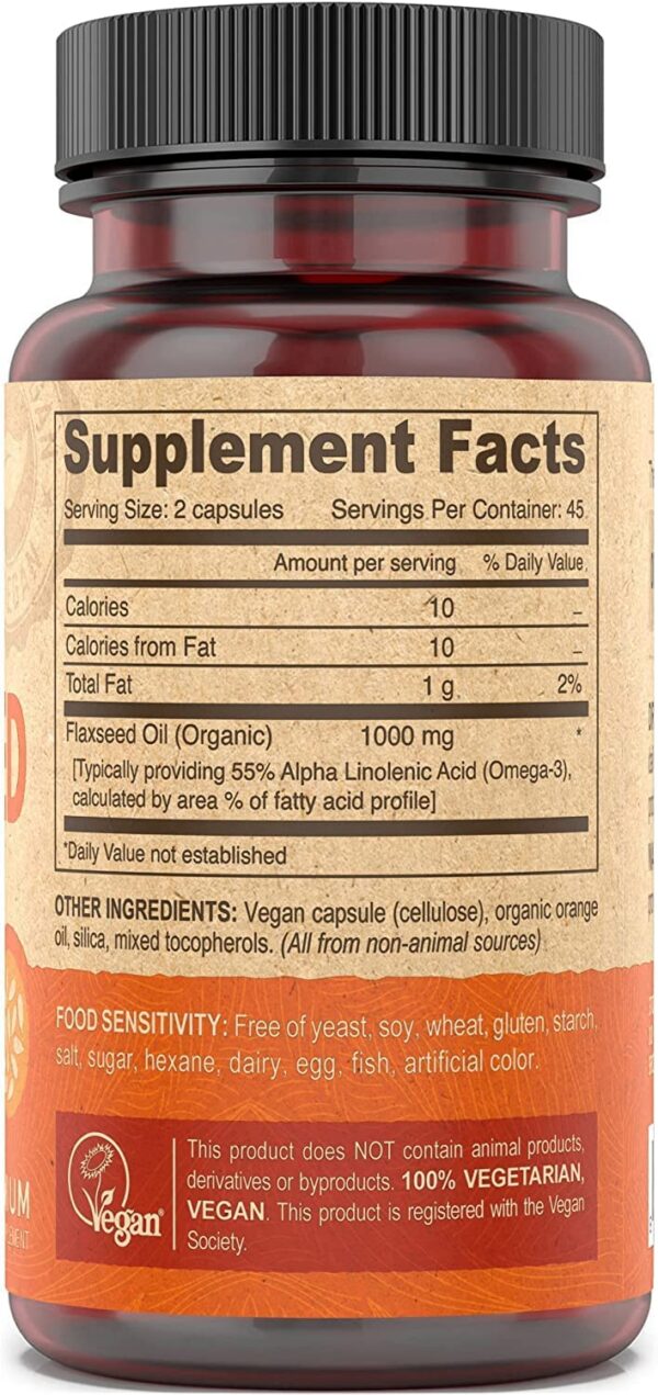 Vitaminas Deva aceite linaza en cápsulas naturales