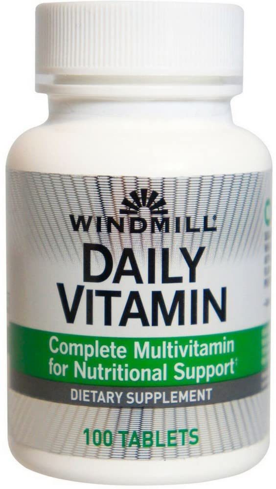 Vitaminas diarias Windmill en tabletas - suplemento sin azúcares
