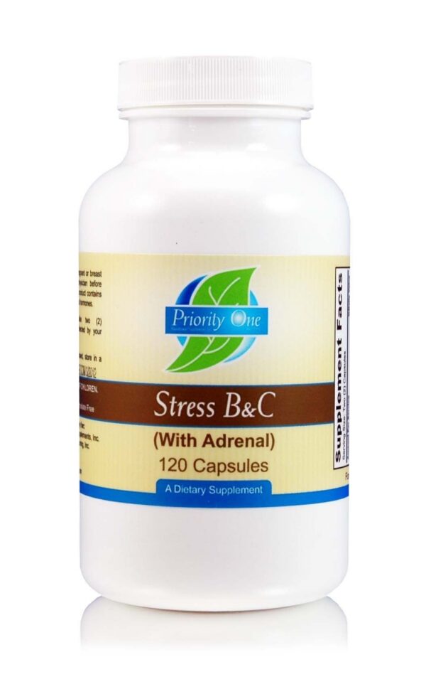 Vitaminas Estrés B & C Priority One en cápsulas
