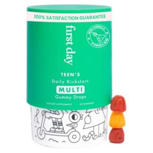 Version 1.0.0 Vitaminas FIRST DAY para adolescentes botella 60 unidades