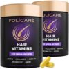 Version 1.0.0 Vitaminas FOLICARE cabello piel uñas 10,000 mcg biotina
