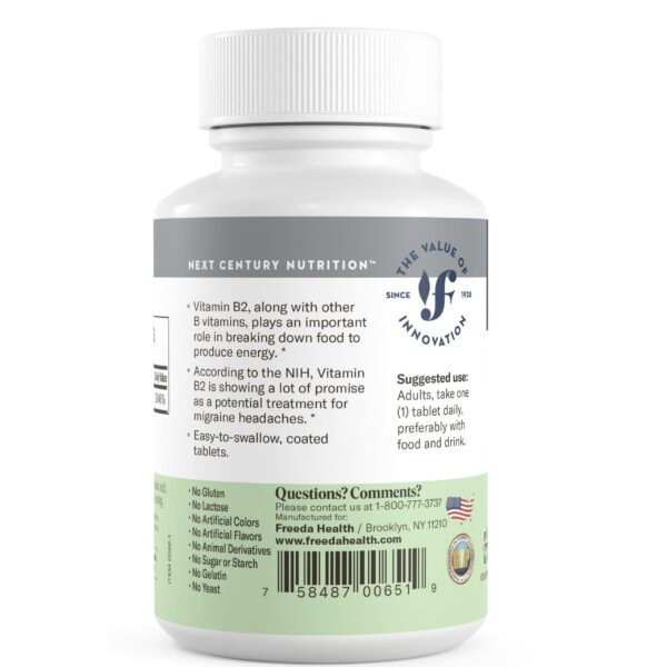 Vitaminas freeda riboflavina suplemento salud metabolismo