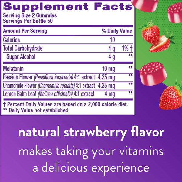Vitafusion multivitamínicos saborizados para mejorar energía y sueño