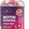 Vitaminas gomitas biotina 5000 para cabello piel uñas