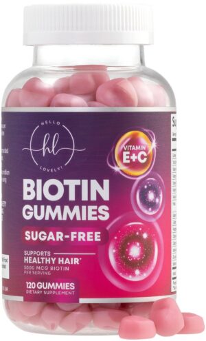 Vitaminas gomitas biotina 5000 para cabello piel uñas