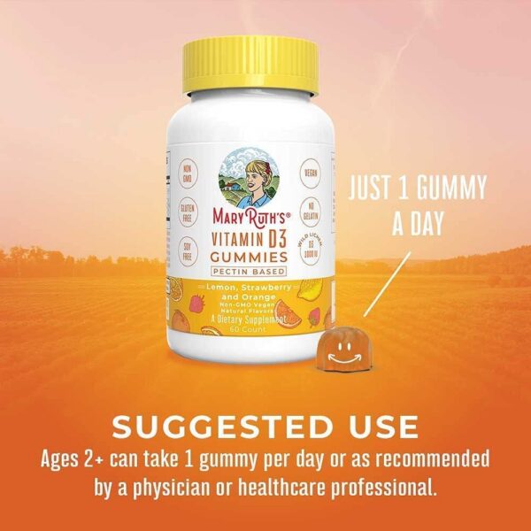 vitaminas gomitas para niños y adultos MaryRuth Organics