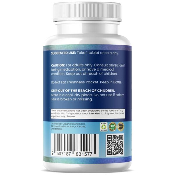 Vitaminas para hombres con energía y concentración Organic Strength