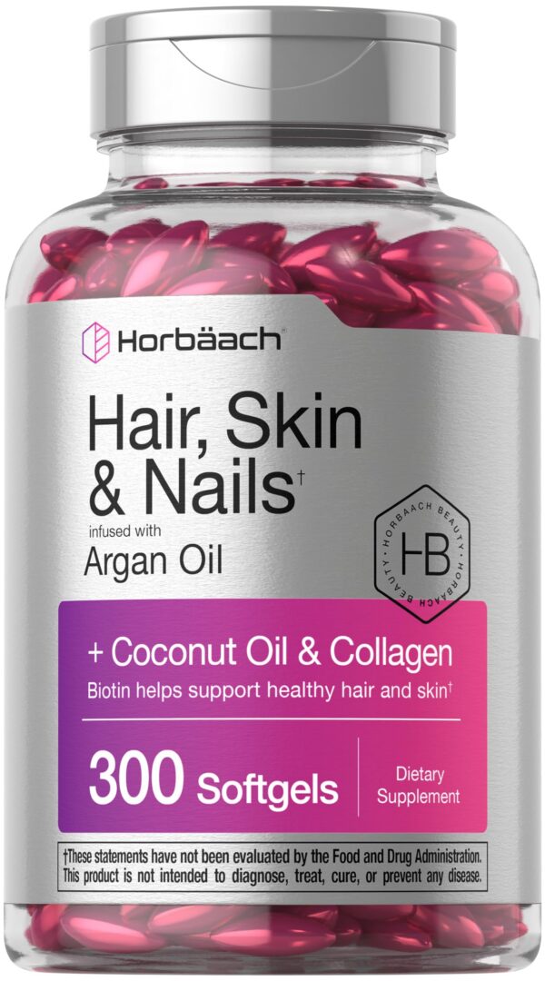 Vitaminas Horbäach para cabello piel y uñas frasco