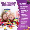 Vitaminas infantiles con vitamina c d3 zinc para niños