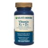 Version 1.0.0 Vitaminas K2 D3 Nature's Wonder botella 120 cápsulas