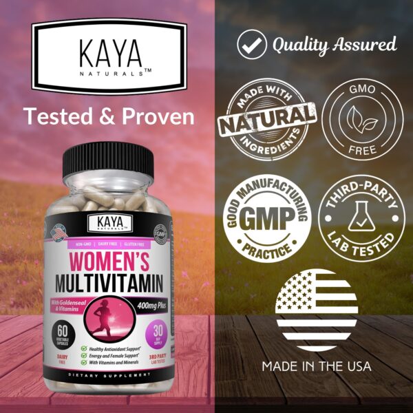 Version 1.0.0 Vitaminas Kaya Naturals para mujeres apoyo sistema inmune