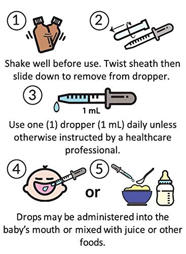 Version 1.0.0 Vitaminas líquidas bebé sin azúcar ni gluten Kiddivit saludable