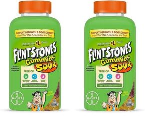 Version 1.0.0 Vitaminas masticables Flintstones para niños paquete frontal