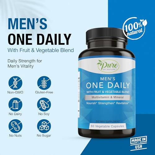 Vitaminas y minerales para hombres Pure By Nature