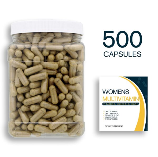 Version 1.0.0 Vitaminas y minerales para mujer Bulk Buy 500 cápsulas