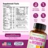 Cápsulas de multivitaminas para mujeres