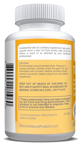 Vitaminas naturales cúrcuma con BioPerine ENP