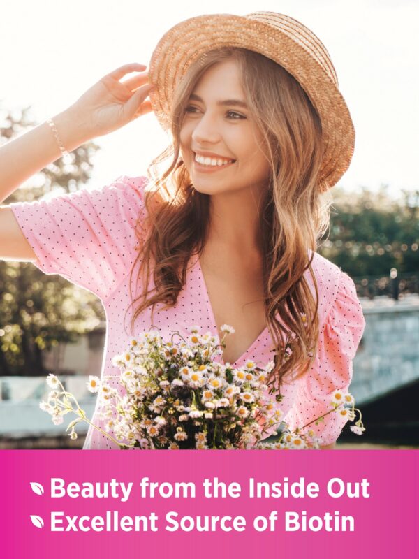 Vitaminas Nature's Truth 250 cápsulas para cabello y piel