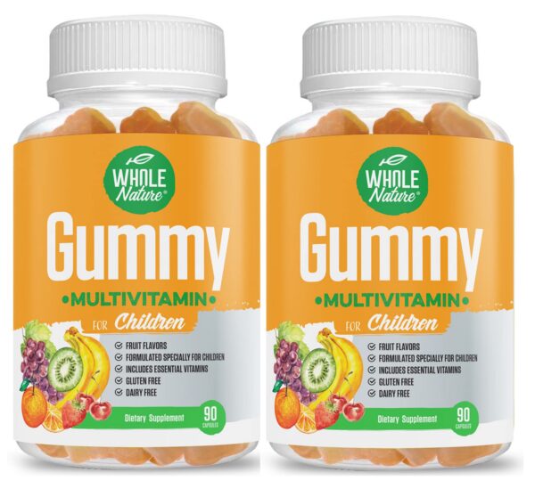 Version 1.0.0 Vitaminas niños Whole Nature multivitamínico gomitas sabor fruta