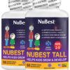 Vitaminas NuBest Tall Kids tabletas masticables sabor berries para niños