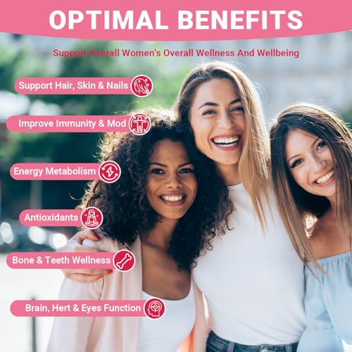 Multivitaminas femeninas Wiszeen sin azúcar presentación en gomitas