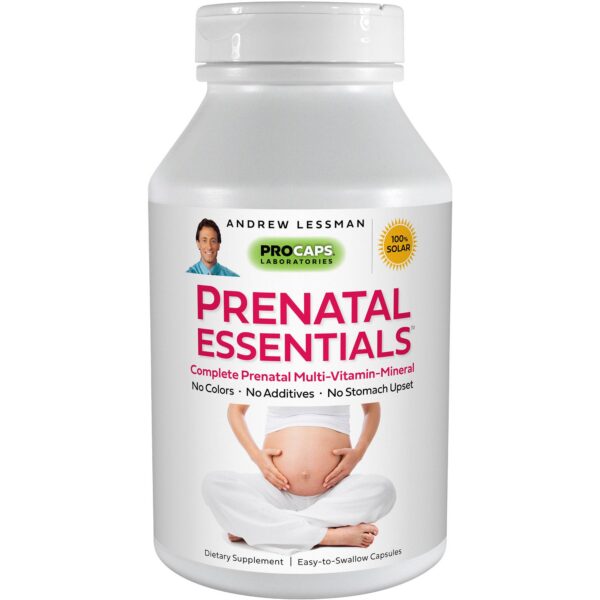 Vitaminas prenatales ANDREW LESSMAN caja 180 cápsulas