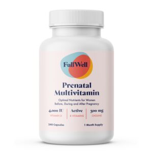 Vitaminas prenatales FullWell 240 tabletas para embarazo