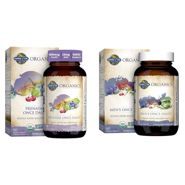vitaminas prenatales organicas garden of life desarrollo fetal saludable