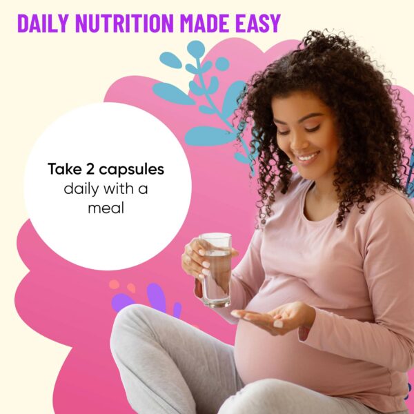 Vitaminas prenatales sin alérgenos para embarazo saludable