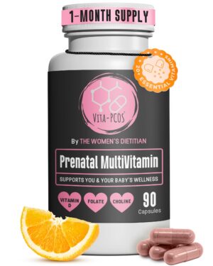 Vitaminas prenatales VITA-PCOS 90 cápsulas sin gelatina