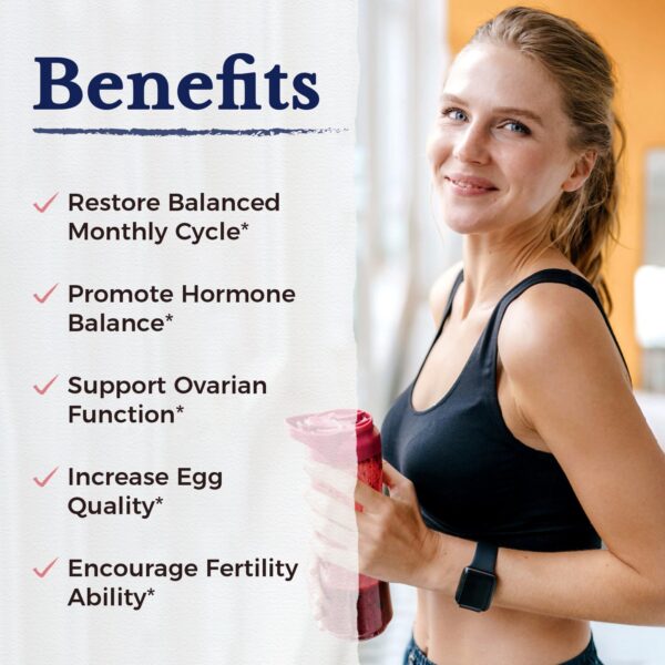 Vitaminas para soporte ovárico Vitalitown Inositol mujer