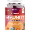 Vitaminas SUKU gomitas inmunidad sabor granada lima paquete