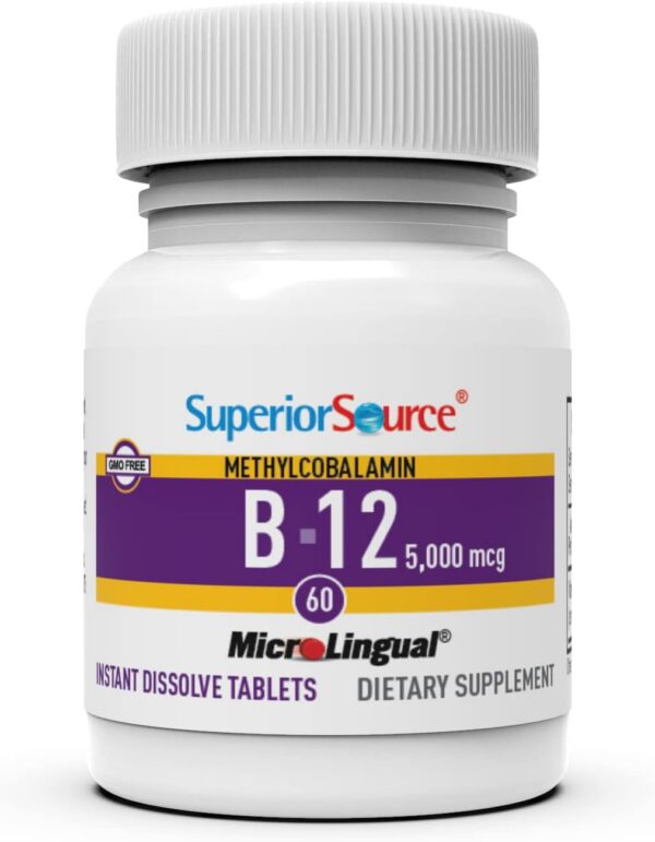 Vitaminas Superior Source B-12 con rápida absorción sublingual