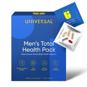 Version 1.0.0 Vitaminas Total Health para hombre paquete individual frontal
