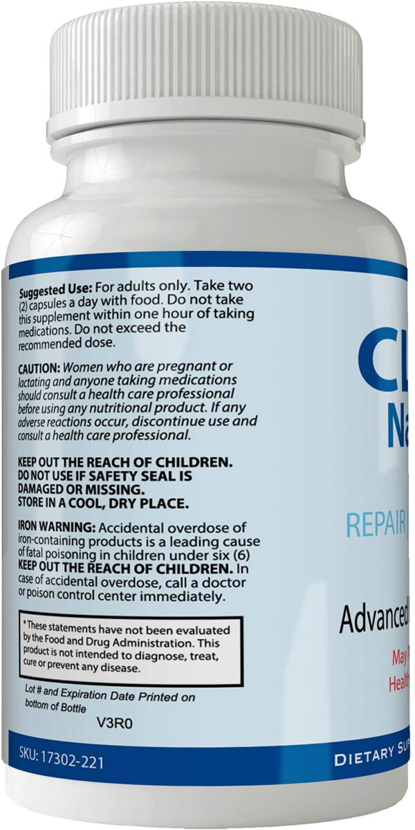 Vitaminas para uñas fuertes y piel protegida Clear Nails Plus