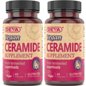 Version 1.0.0 Vitaminas veganas DEVA ceramida para restaurar piel