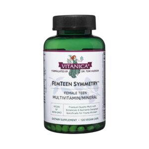 Version 1.0.0 Frasco de vitaminas Vitanica FemTeen Symmetry para adolescentes