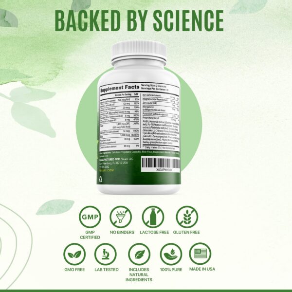 Vitaminas naturales YEVANI con biotina para belleza