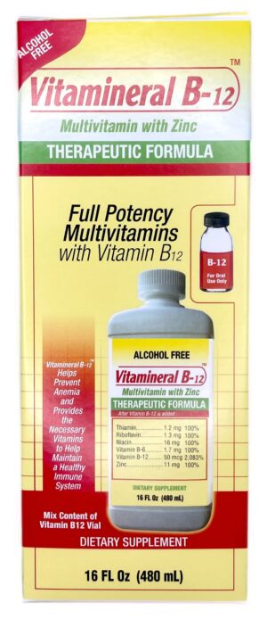 Version 1.0.0 Vitamineral B-12 Memper suplemento líquido 16oz revitalizante