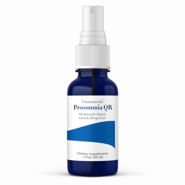 Spray melatonina natural Vitaminerals 133 Prosomnia frutal 1oz