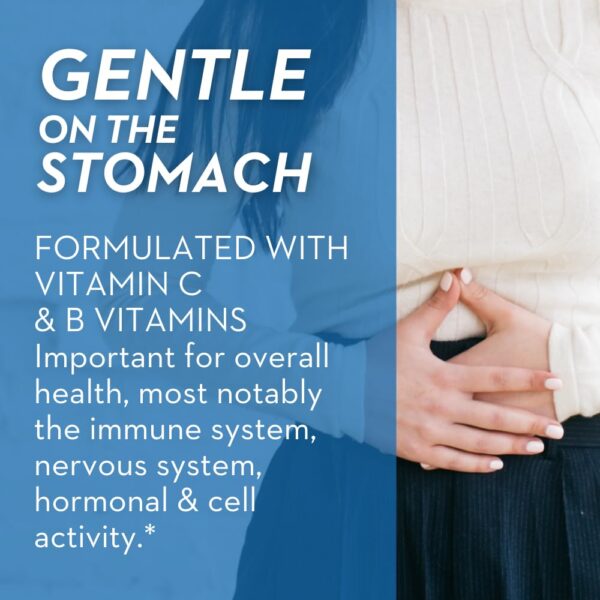 Vista lateral de la caja de Vitaminerals