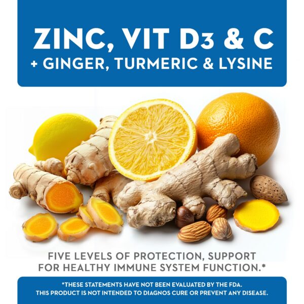 Etiqueta del suplemento Vitaminerals ZDC Zinc 50 mg