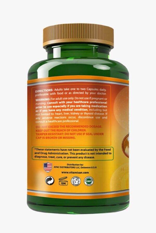 Etiqueta y caja de Vitamisan Liposomal Vitamina C