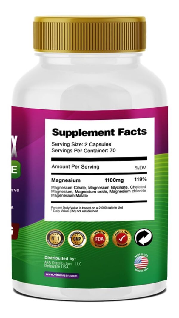 VITAMISAN magnesio frasco visto lateral