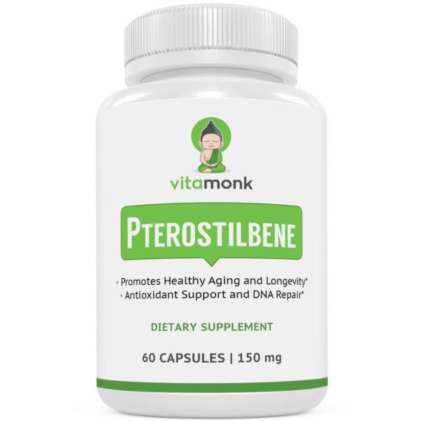 Frente de VitaMonk Pterostilbeno 150 mg