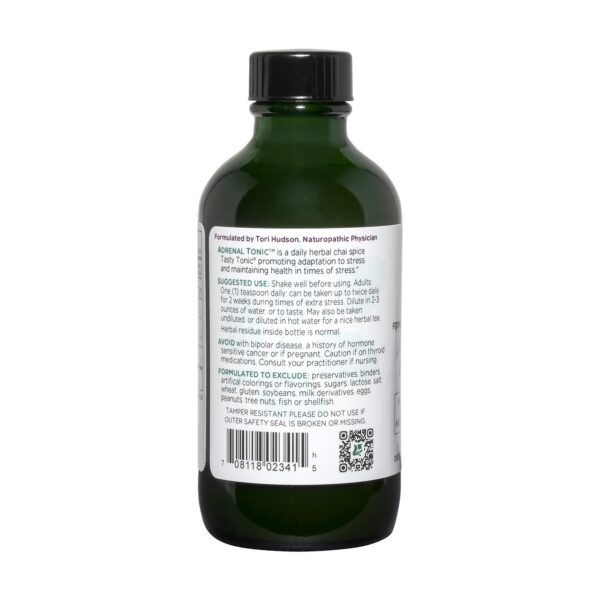 Frasco de vidrio verde para Adrenal Tonic