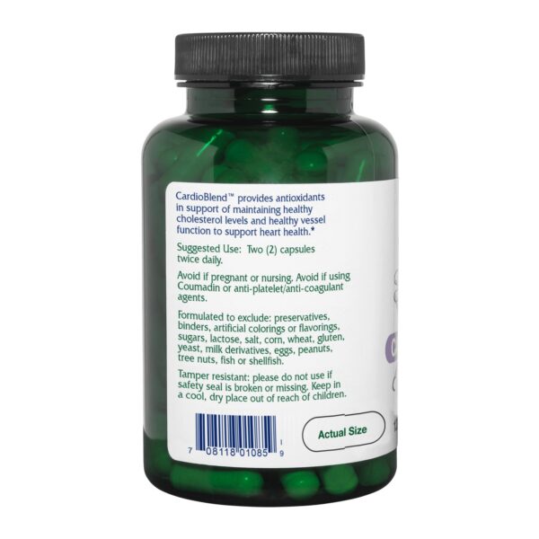 Vitanica CardioBlend 120 cápsulas suplemento cardiovascular vegano