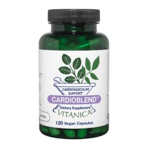 Version 1.0.0 Vitanica CardioBlend suplementos apoyo cardiovascular envase