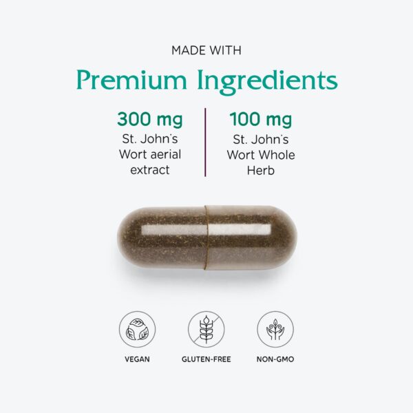 Vitanica hierba de san juan cápsulas 90 ct apoyo emocional