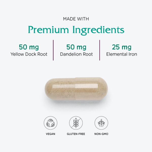 Etiqueta de Vitanica Iron Extra